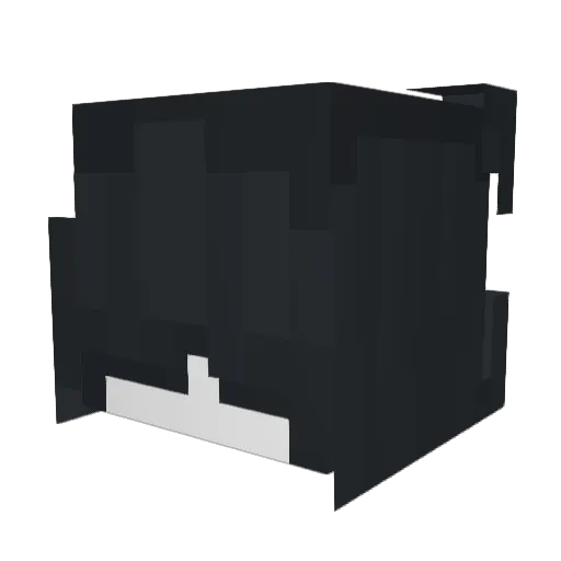 Aloofyr Minecraft avatar head, 3D render