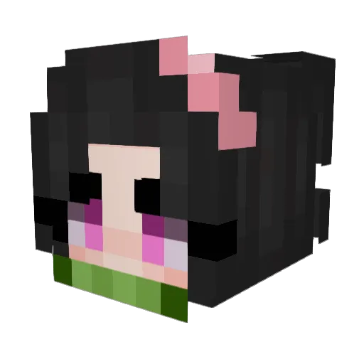 AloraEjinn Minecraft avatar head, 3D render