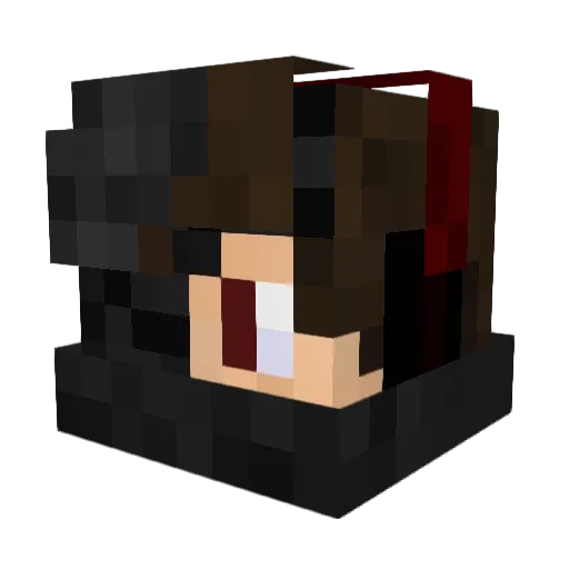 Alosonsoxd Minecraft avatar head, 3D render