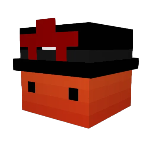 Alout_h Minecraft avatar head, 3D render