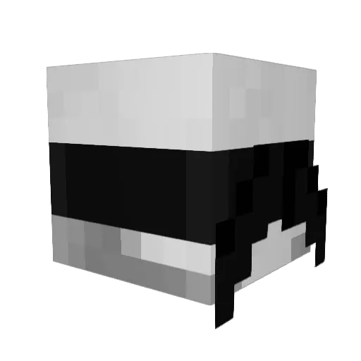 Alpaaja Minecraft avatar head, 3D render