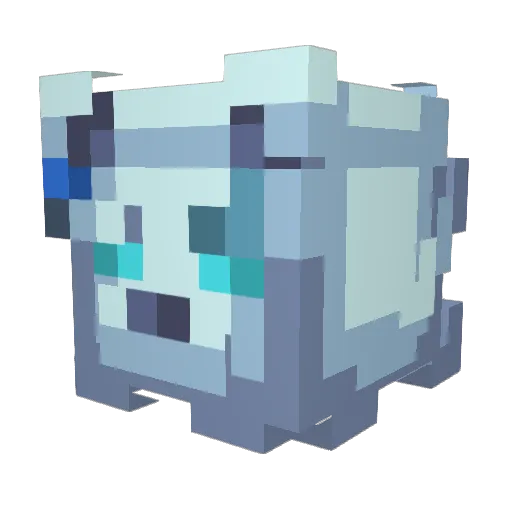 AlpacaJM Minecraft avatar head, 3D render