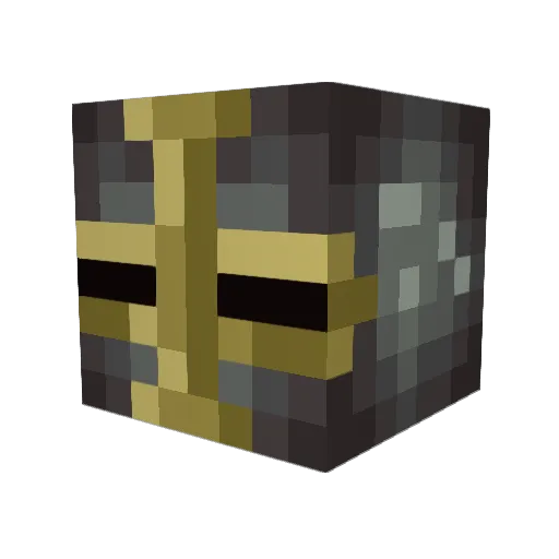 Alpakafan Minecraft avatar head, 3D render