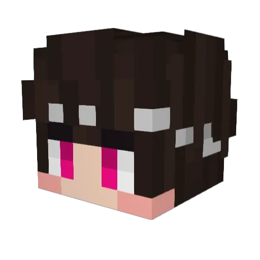 Alpatron_rabee Minecraft avatar head, 3D render