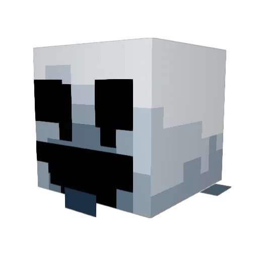 Alpay45 Minecraft avatar head, 3D render