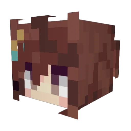 Alpdxb Minecraft avatar head, 3D render