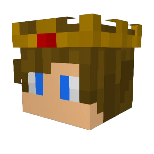 Alpenprinz87 Minecraft avatar head, 3D render