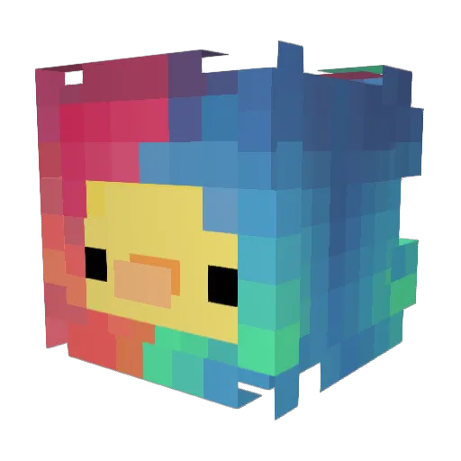 Alpepe235 Minecraft avatar head, 3D render