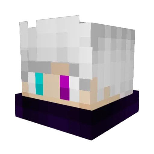 AlperKurtoglu Minecraft avatar head, 3D render