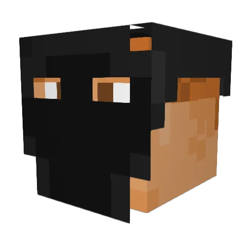 Alpexx69 Minecraft avatar head, 3D render