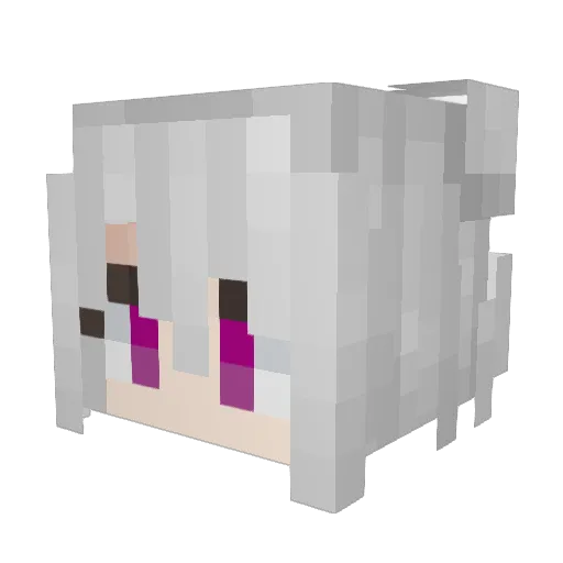 Alpha921 Minecraft avatar head, 3D render