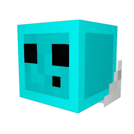 AlphaAlpaka_ Minecraft avatar head, 3D render