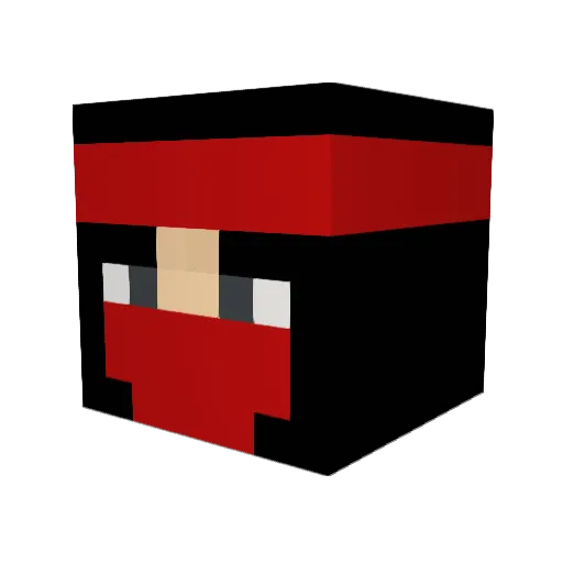 AlphaBaumLP Minecraft avatar head, 3D render