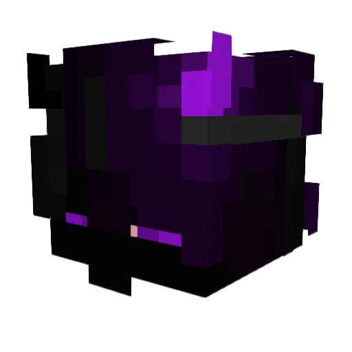 AlphaBeethoven Minecraft avatar head, 3D render