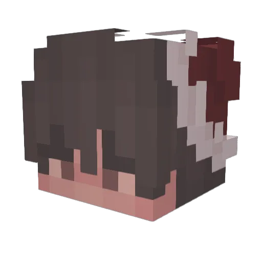 AlphaBrotLP Minecraft avatar head, 3D render
