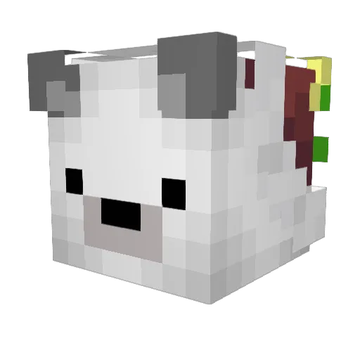 AlphaBryce Minecraft avatar head, 3D render