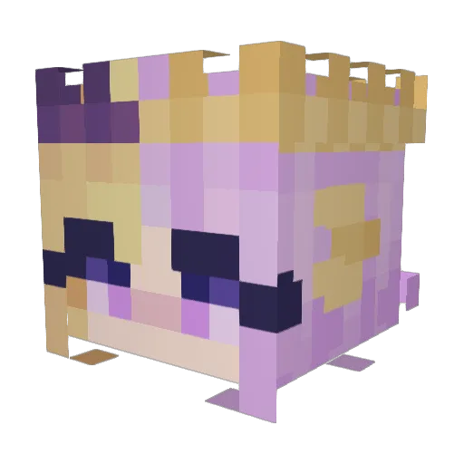 AlphaCentauri001 Minecraft avatar head, 3D render