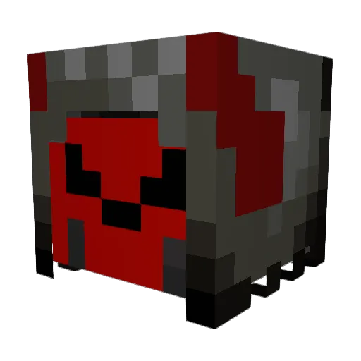 AlphaChaosHD Minecraft avatar head, 3D render