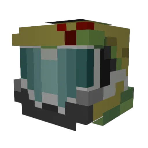 AlphaChomper99 Minecraft avatar head, 3D render