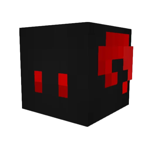 AlphaCraft_02 Minecraft avatar head, 3D render
