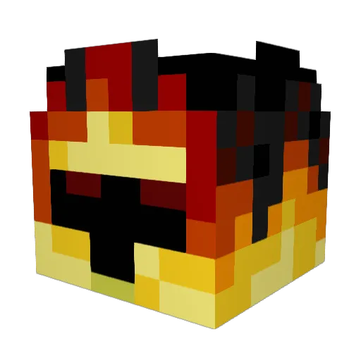 AlphaEis Minecraft avatar head, 3D render