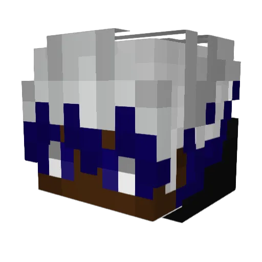 AlphaGSC Minecraft avatar head, 3D render