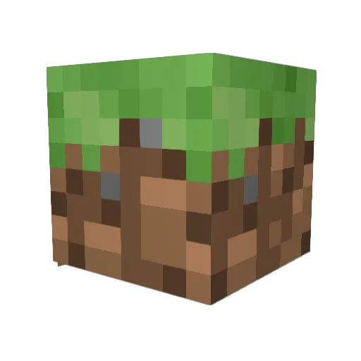 AlphaGoat Minecraft avatar head, 3D render