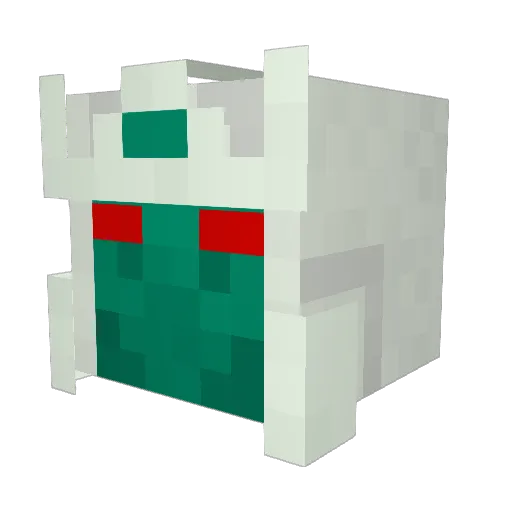 AlphaH0und Minecraft avatar head, 3D render