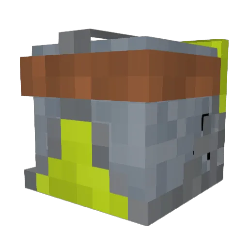 AlphaJawa3 Minecraft avatar head, 3D render