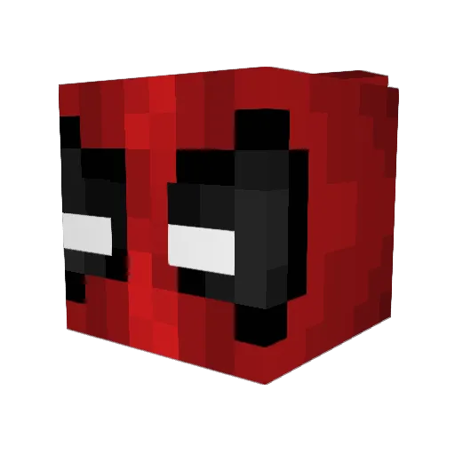 AlphaLightBearer Minecraft avatar head, 3D render