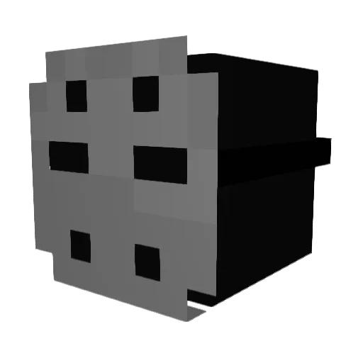 AlphaMaleEdward Minecraft avatar head, 3D render