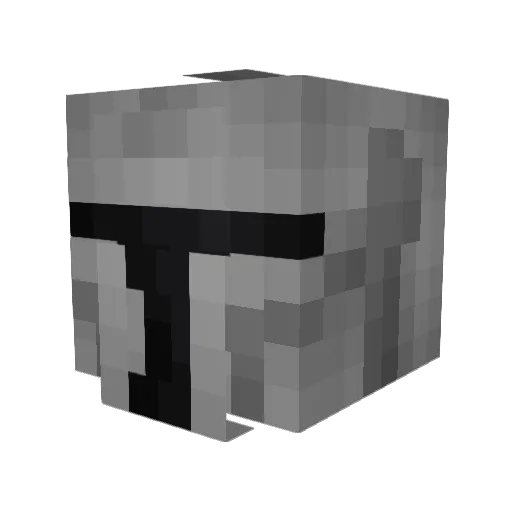 AlphaMaster1236 Minecraft avatar head, 3D render