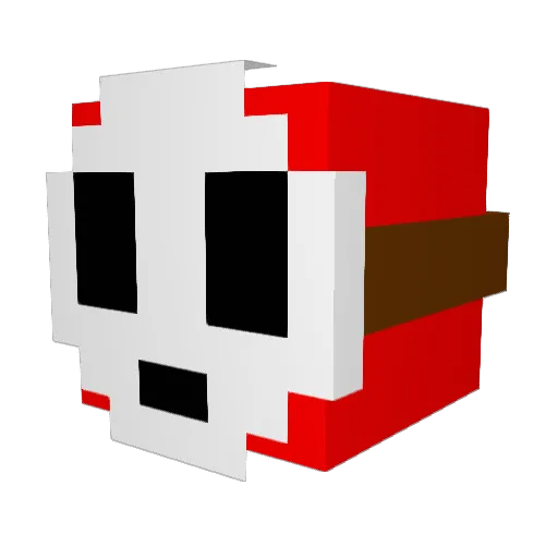 AlphaOmegaX Minecraft avatar head, 3D render