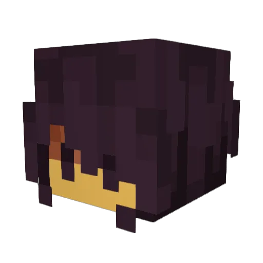 AlphaRyze Minecraft avatar head, 3D render