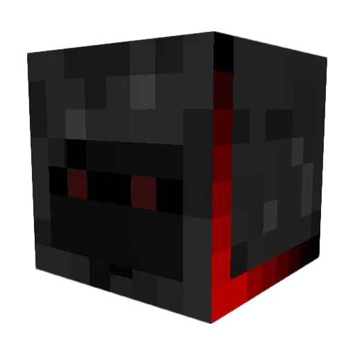 AlphaS0ul Minecraft avatar head, 3D render