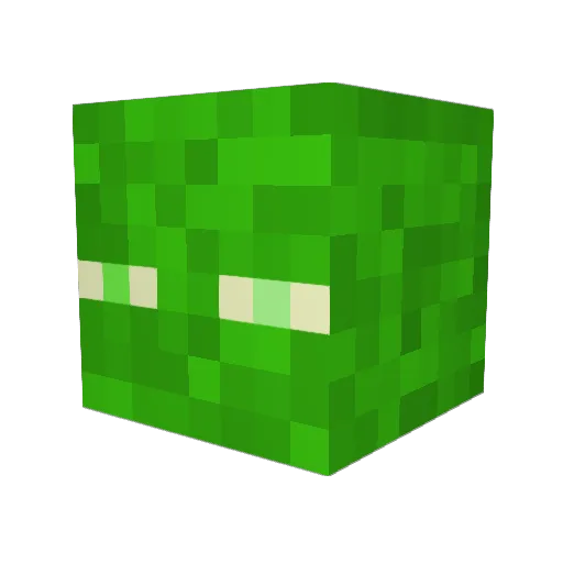 AlphaSBKB Minecraft avatar head, 3D render