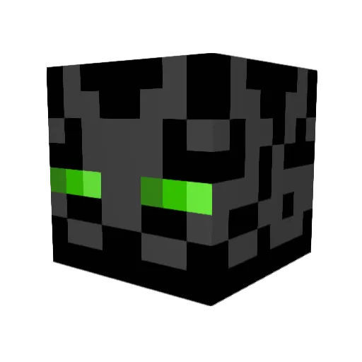 AlphaTrooper123 Minecraft avatar head, 3D render