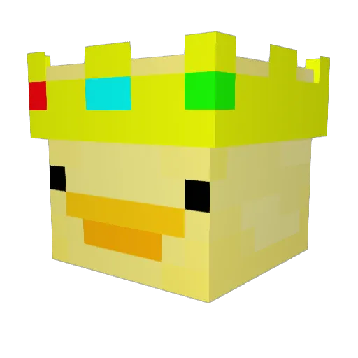 AlphaWolf9516 Minecraft avatar head, 3D render