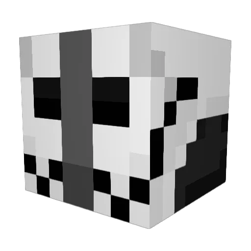 AlphaXEND Minecraft avatar head, 3D render