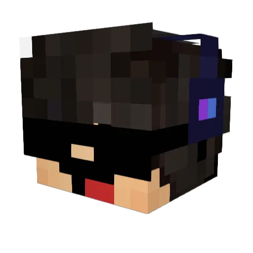 Alpha_ArTsz Minecraft avatar head, 3D render