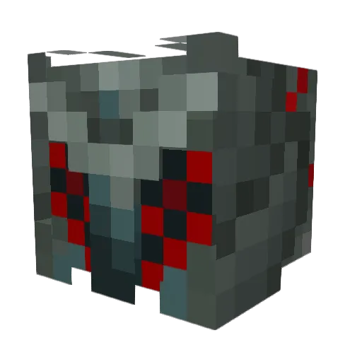 Alpha_C3ph Minecraft avatar head, 3D render