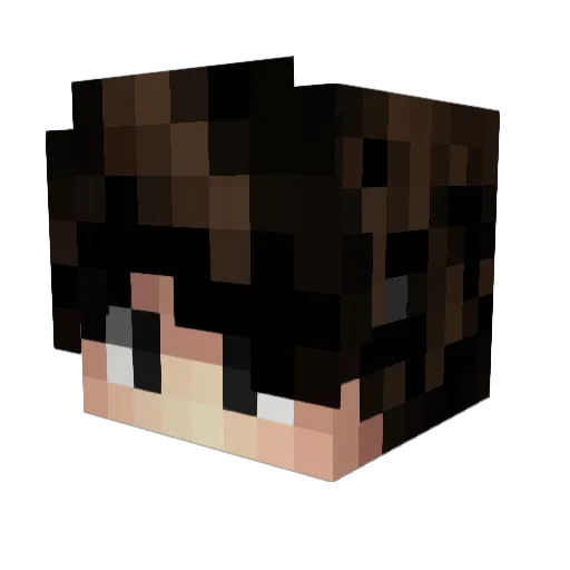 Alpha_Cc Minecraft avatar head, 3D render