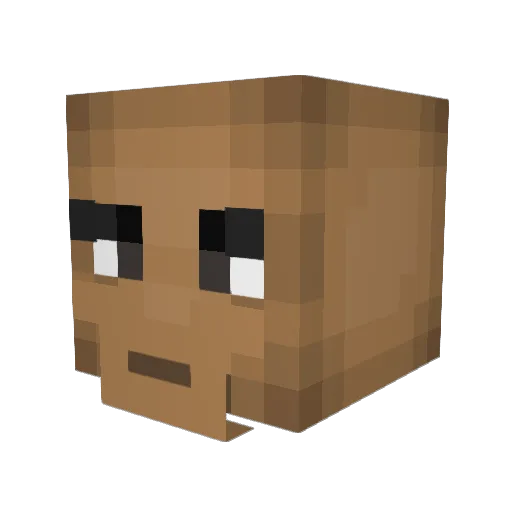 Alpha_Destroyer Minecraft avatar head, 3D render