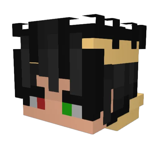 Alpha_Reaper Minecraft avatar head, 3D render