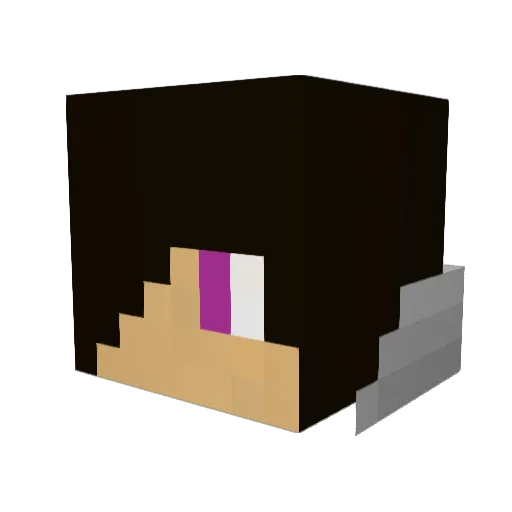 Alpha_dragon9998 Minecraft avatar head, 3D render