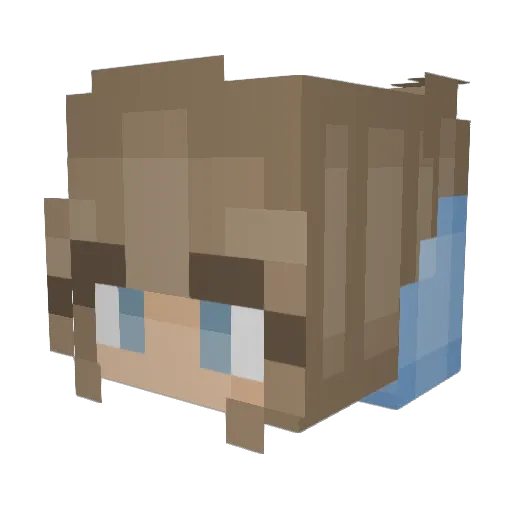 Alphablitz3002 Minecraft avatar head, 3D render