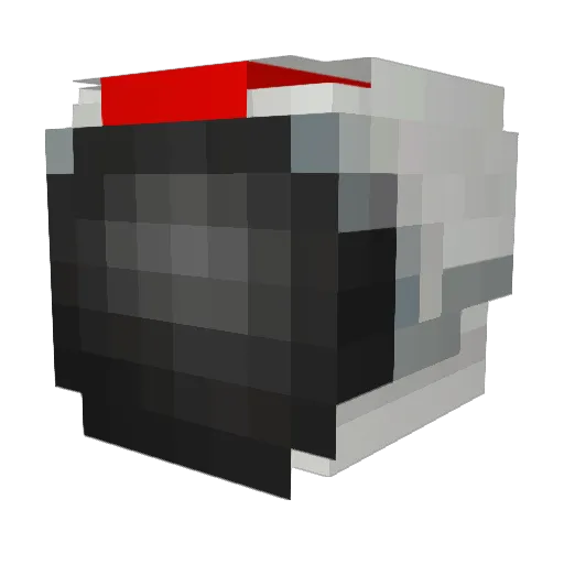 Alphaha Minecraft avatar head, 3D render