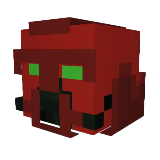 Alpharius6789 Minecraft avatar head, 3D render