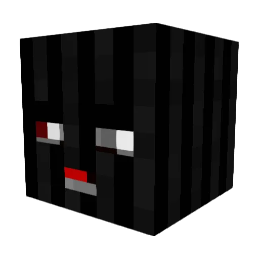 Alphastein Minecraft avatar head, 3D render