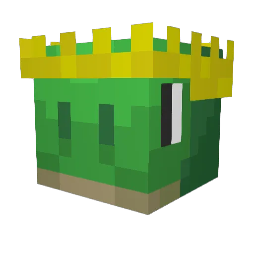 Alphaturtle890 Minecraft avatar head, 3D render